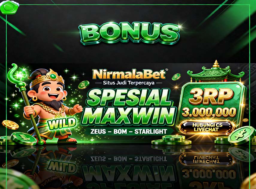 NirmalaBet Daftar Slot BCA Online Bonus New Member